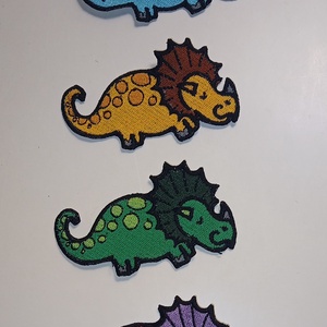 Dinoszaurusz felvarró - kellékek & szerszámok - méteráru - felvarrható, vasalható kellék - Meska.hu