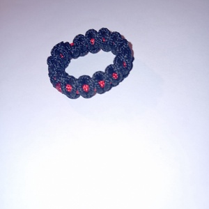 Paracord gyűrű cobra mintával, Ékszer, Gyűrű, Fonódó gyűrű, Fonás (csuhé, gyékény, stb.), MESKA