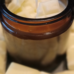 Fehér csokis kókuszos álom - otthon & életmód - gyertya, illat, aroma - gyertya - Meska.hu