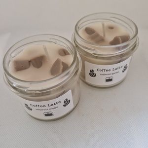 Coffee Latte - otthon & életmód - gyertya, illat, aroma - gyertya - Meska.hu