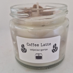 Coffee Latte XL - otthon & életmód - gyertya, illat, aroma - gyertya - Meska.hu