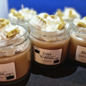 Édes Krémes - otthon & életmód - gyertya, illat, aroma - gyertya - Meska.hu