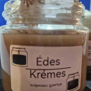 Édes Krémes, Otthon & Életmód, Gyertya, illat, aroma, Gyertya, Gyertya-, mécseskészítés, MESKA