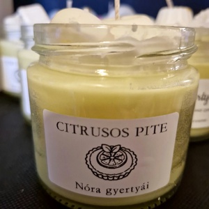 Citrusos Pite - otthon & életmód - gyertya, illat, aroma - gyertya - Meska.hu