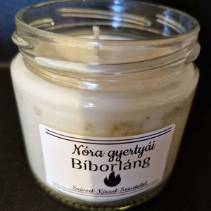 Bíborláng - otthon & életmód - gyertya, illat, aroma - gyertya - Meska.hu