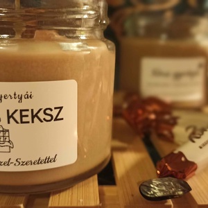 Csokis keksz - otthon & életmód - gyertya, illat, aroma - gyertya - Meska.hu