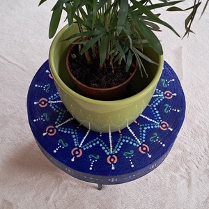 Mandala virágtartó - otthon & életmód - dekoráció - virágdísz és tartó - virágállvány - Meska.hu