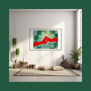 Öröm - nyomtatott digitális rajz - művészet - grafika & illusztráció - egyéb rajzok - Meska.hu
