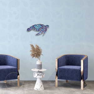 Teknős 3d falidísz, rétegelt falikép - otthon & életmód - dekoráció - fali és függő dekoráció - falra akasztható dekor - Meska.hu