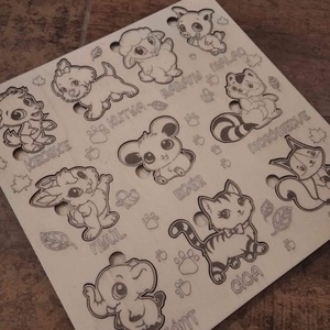 Fából készült kirakó/puzzle - játék & sport - puzzle - hagyományos puzzle - Meska.hu