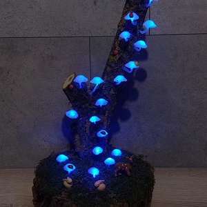 Világító gomba - otthon & életmód - dekoráció - asztal és polc dekoráció - asztaldísz - Meska.hu