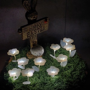 Világító virágok - otthon & életmód - dekoráció - asztal és polc dekoráció - asztaldísz - Meska.hu