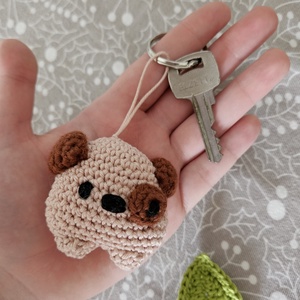 Horgolt kutyuska  - táska & tok - kulcstartó & táskadísz - kulcstartó - Meska.hu