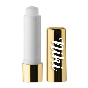 Egyedi neves ajakbalzsam -arany szín - Meska.hu