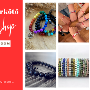 Ásványkarkötő készítő workshop Budapesten, DIY (Csináld magad), Workshop & Tanfolyam, Ékszerkészítés, MESKA
