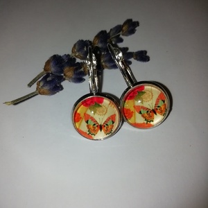 Pillangós fülbevaló 2. - Meska.hu