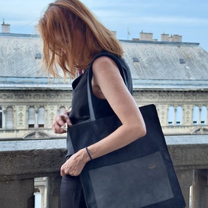 Palakék nyersbőr válltáska, Táska & Tok, Kézitáska & válltáska, Válltáska, Bőrművesség, MESKA