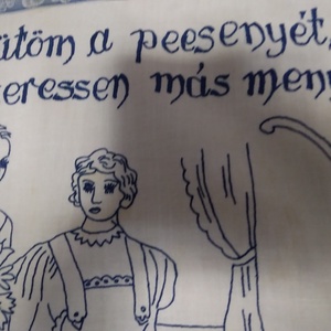 Konyhai feliratos falvédő - otthon & életmód - lakástextil - falvédő - Meska.hu