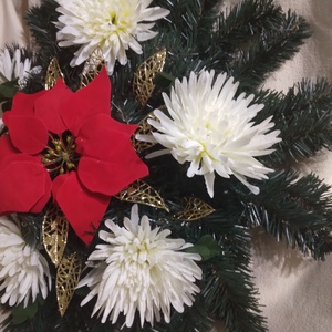 koszorú - otthon & életmód - vallás - temetkezési tárgy - sírkoszorú, kegyeleti koszorú - Meska.hu