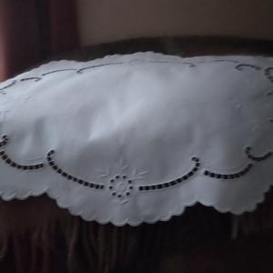 Madeirás asztalközépre való, ovális. - Meska.hu