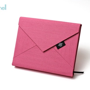 M-es határidőnapló/notesz-pink-piros csíkos boríték - otthon & életmód - papír, írószer - naptár & tervező - Meska.hu