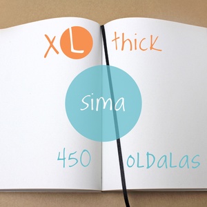 XL 'thick' SIMA noteszbelső - otthon & életmód - papír, írószer - jegyzetfüzet & napló - Meska.hu