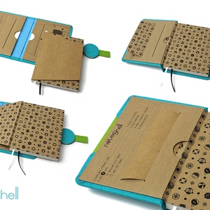 XL 'thick' PONTHÁLÓS noteszBELSŐ - otthon & életmód - papír, írószer - jegyzetfüzet & napló - Meska.hu