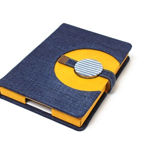 01-E-KÖNYV olvasó tok-KINDLE-farmer-sárga -  - Meska.hu