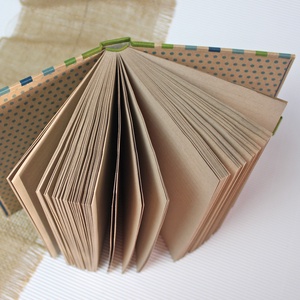 ECO türkiz - zöld csíkos vonalas notesz - otthon & életmód - papír, írószer - jegyzetfüzet & napló - Meska.hu
