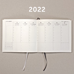 L-es HETI beosztású határidőnapló belív 2022 - otthon & életmód - papír, írószer - naptár & tervező - Meska.hu