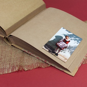 Eco pink levélmintás fotóalbum - otthon & életmód - papír, írószer - album & fotóalbum - Meska.hu