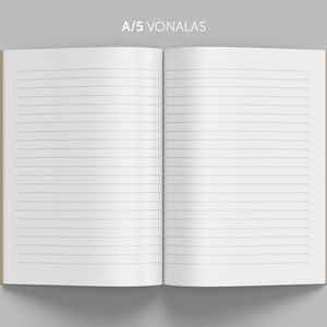 A/5 (régi XL) 200, VONALAS cserélhető belív - otthon & lakás - papír írószer - jegyzetfüzet & napló - Meska.hu