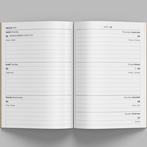 A/6 (régi M) 200, 2023-as HETI határidőnapló - cserélhető belív - otthon & életmód - papír, írószer - naptár & tervező - Meska.hu