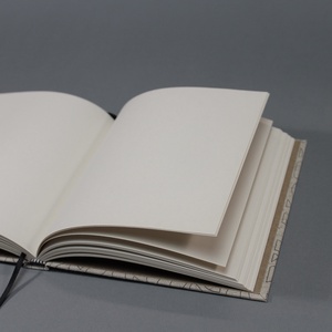 Napló / notesz védőtokkal - natúr vászonkötés - hálómintás - otthon & életmód - papír, írószer - naptár & tervező - Meska.hu