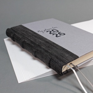 2026 heti tervező / határidőnapló - szürke farmer és vászon  - Meska.hu