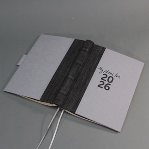 2026 heti tervező / határidőnapló - szürke farmer és vászon  - otthon & életmód - papír, írószer - naptár & tervező - Meska.hu