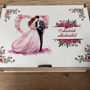 Esküvői doboz - esküvő - emlék & ajándék - doboz - Meska.hu