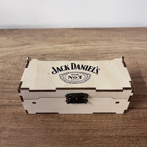 Jack Daniel's zárható Doboz, Esküvő, Emlék & Ajándék, Doboz, Famegmunkálás, MESKA