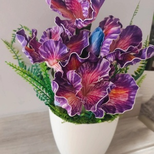 Gondozásmentes virág dekoráció  - otthon & életmód - virágdekoráció - virágdíszek - virágdísz kaspóban - Meska.hu