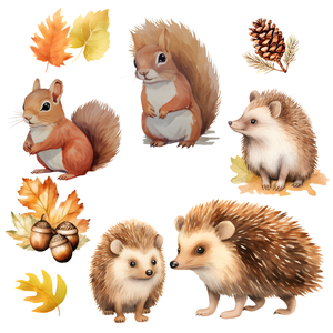 Őszi clipart - művészet - grafika & illusztráció - digitális - Meska.hu