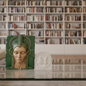 Szakrális Egység Szett � Földanya és Fényhozó Szarvas (2 db-os dombormű válogatás) Festhető dombormű szett - otthon & életmód - dekoráció - dísztárgy - Meska.hu