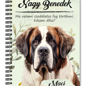 Személyre szabható - Bernáthegyi portré mintás A5-ös füzet, Otthon & Életmód, Papír, írószer, Jegyzetfüzet & Napló, , MESKA