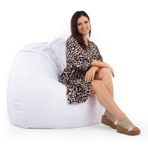 Fehér Kültéri XXL Babzsákfotel, , , MESKA