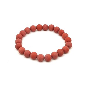 Jáspis vörös matt golyó karkötő 8-9mm, Ékszer, Karkötő, Ásványkarkötő, , MESKA
