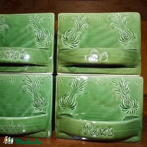 Fűszertartó fiók-egyedi-kerámia készlet -  - Meska.hu