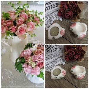 Esküvői egyedi kerámia köszönetajándék-ültető- pohár  -  - Meska.hu