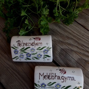Fűszer-növény  jelölő kerámia táblácska  500ft/db -  - Meska.hu