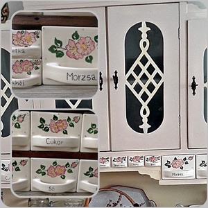 Romantikus fűszertartó fiók - otthon & életmód - konyhafelszerelés, tálalás - konyhai tárolás - fűszertartó - Meska.hu