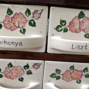 Romantikus fűszertartó fiók - otthon & életmód - konyhafelszerelés, tálalás - konyhai tárolás - fűszertartó - Meska.hu