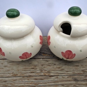 Tulipános méz és cukor tartó - otthon & lakás - konyhafelszerelés - méz & vajtartó - Meska.hu Tulipános méz és cukor tartó - otthon & lakás - konyhafelszerelés - méz & vajtartó - Meska.hu